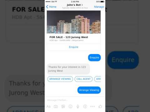 Chatbot for real estate agents