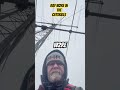 winter tower climb in the catskills for ham radio dxing determination