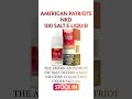 american patriots nkd 100 salt e liquid smoked vapejuice 24hr smokeshop dallassmokeshop ejuice