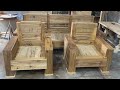 Wooden Furniture For Living Room // Creative Processing Ideas Of Wood Artisans