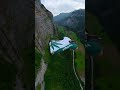 Wingsuit BASE jump, Via Ferrata, Murren Switzerland