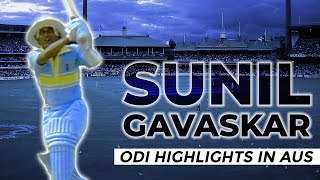 The ORIGINAL Little Master goes BANG! Best of Gavaskar's ODIs in Australia | From the Vault
