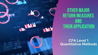 Other Major Return Measures \u0026 Their Applications | CFA Level 1 | Quantitative Methods