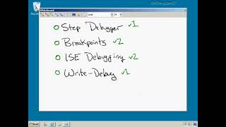PowerShell Debugging and Breakpoints