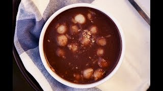 할머니가 전통방식으로 동지팥죽 만드는법~새알심 넣은 단팥죽이에요! /Red bean porridge/ 赤アズキのお粥