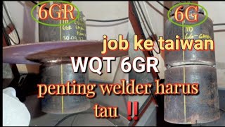 WQT penting‼️welder harus tau cara ini job taiwan#gmaw #6gr#6G#WQT#weldtube#tutorial #welderlife