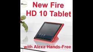how to use‏ amazon ‏Fire HD 10 Tablet 32 GB with Alexa Hands Free Voice Commands Review