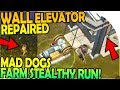 WALL ELEVATOR REPAIRED + MAD DOGS FARM STEALTHY RUN! - Last Day on Earth Jurassic Survival