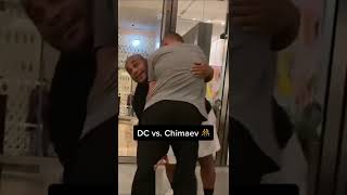 DC tried to wrestle Khamzat Chimaev in a restaurant 🤣 | #shorts