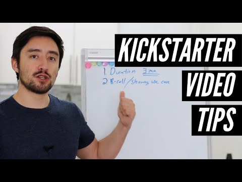 5 tips for a better Kickstarter video