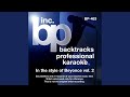 If I Were A Boy (Karaoke With Background Vocals) (In the Style of Beyonce)