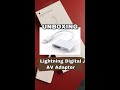 Unboxing Apple Lightning Digital AV Adaptor || 1-Min TECH ||