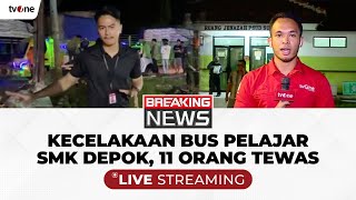 [BREAKING NEWS] Kondisi Terkini Kecelakaan Bus Rombongan Siswa SMK Depok | tvOne
