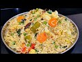 veg pulao in pressure cooker easy rice pulao for beginners lunch box recipe easy veg pulao in hindi