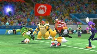 Mario and Sonic at The Rio 2016 Olympic Games #Football Waluigi vs Sliver , Jet vs Blaze