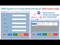 CRUD System in C# - How to Insert, Update, Delete and Read in C#.NET using SQL Server Database?