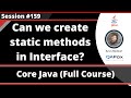 Java - Part 259 - static methods in Interface and their use