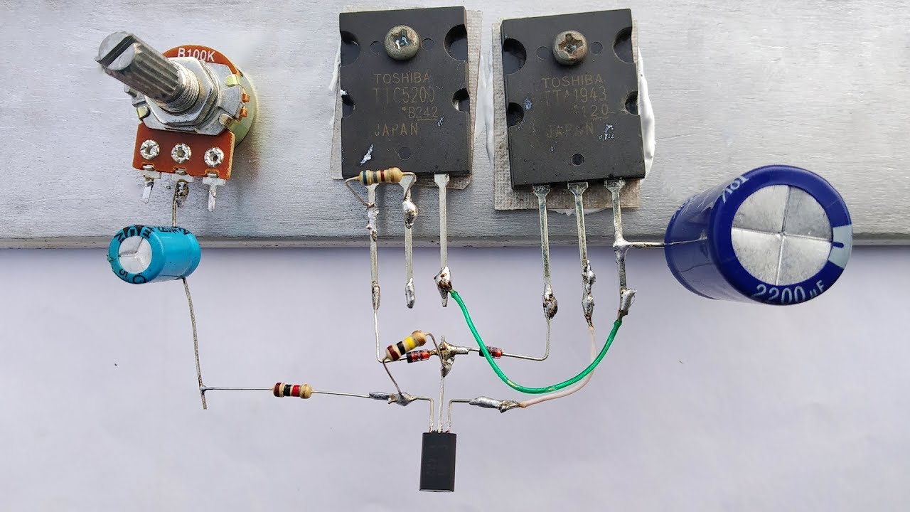 5200 Transistor Amplifier Circuit Diagram