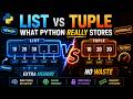 Python List vs Tuple Internals Explained (Memory, Pointers & Performance)