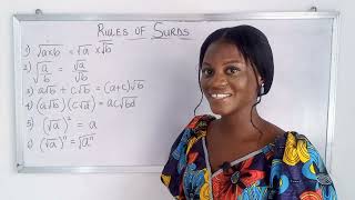 RULES OF SURDS with examples.