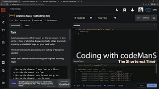 Learn JavaScript | Codewars 6 kyu Season 2 - Simple Fun #326a: The Shorterest Time