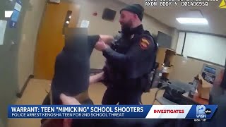 Records: Teen mimicked school shooters in TikTok threat, fought Kenosha police