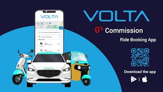 Volta Ride Booking App | Hyderabad's First 0% Commission Ride App| Book Your Auto Bike Car Ride Now