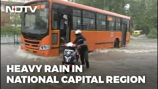 Delhi Weather: Heavy Rain In Parts Of Delhi, Weather Department Predicts More Rainfall