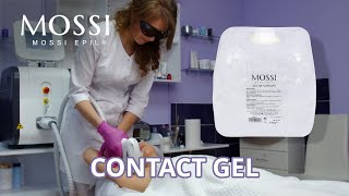 Mossi Epil Contact Gel, LASER, photoepilation, IPL, electrostimulation.