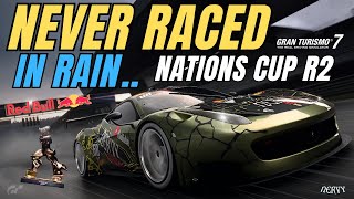 I Have NEVER Raced In RAIN.. First Ever GT7 Nations Cup Race 2