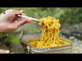 easy way to cook a pink sauce seafood udon noodle mess tin cooking recipe