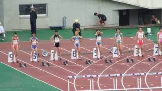 2016年度　近畿IH　女子100mH決勝（-0.6）