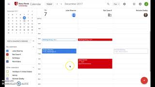 View Options in New Google Calendar Including Year View & Side-by-Side Calendars