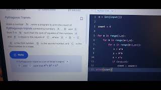 Pythagoras Triplets in python. CCBP #nextwave