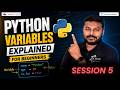 Python Variables Explained for Beginners | Python Tutorial