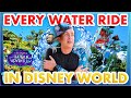 I Suffered Through EVERY Disney World Water Ride in ONE DAY