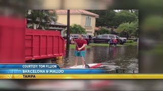 Tampa Bay residents capture flooding pictures | August 1, 2015