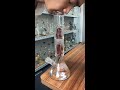 hbking k443 glass water smoking bong base beaker big pipe