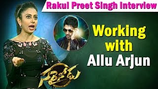 Rakul Preet Singh on working with Allu Arjun | Sarrainodu | NTV