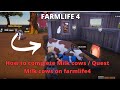 How to complete Milk cows / Quest Milk cows on farmlife4 FORTNITE FARMLIFE 4  TUTORIAL