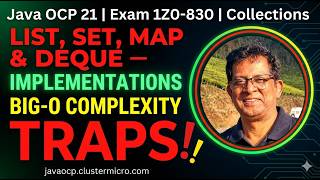 Java OCP 21 (1Z0-830) | Collections | List, Set, Map & Deque — With Big-O Complexity
