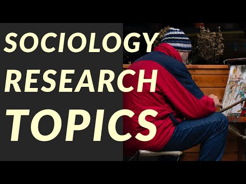 What are valid sociological topics?