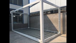 prefab flat pack ISO 20ft openshipping container frame only for sale australia