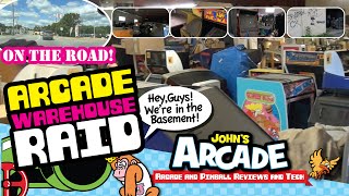 John raids an arcade warehouse and grabs  a $25 Ms. Pac-Man! - classic arcade and pinball machines