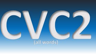 CVC2 -- all words