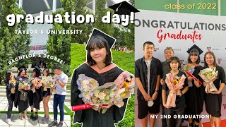 (Eng) 大學畢業典禮 VLOG - Taylor’s University 泰萊大學畢業典禮之最終篇 🎓, 我又大學畢業啦 👩🏻‍🎓! 結束了我的大學生涯, 一年畢業兩次也太好笑 🤣// 2022