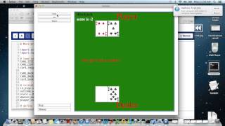 blackjack written in Python from coursera