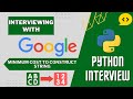 Minimum Cost To Construct String: Python Interview with a Google Engineer