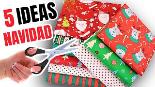 5 Ideas NAVIDEÑAS para Regalar o Vender / Manualidades Recicladas / Diy Christmas / Artesanato natal