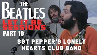 The Beatles Let It Be Sessions Part 10 - Sgt Pepper's Lonely Hearts Club Band (AI)